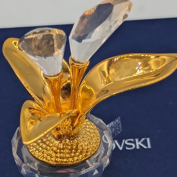 Retired SWAROVSKI CRYSTAL MEMORIES – CALLA LILLIES GOLD 675654 - Picture 11 of 14